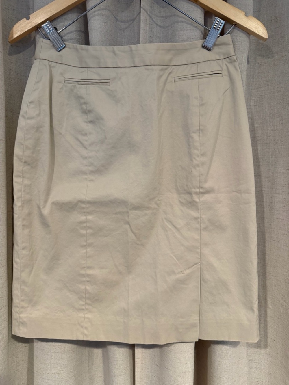 Brooks Brothers Classic Cream Women's Pencil Skirt 2P